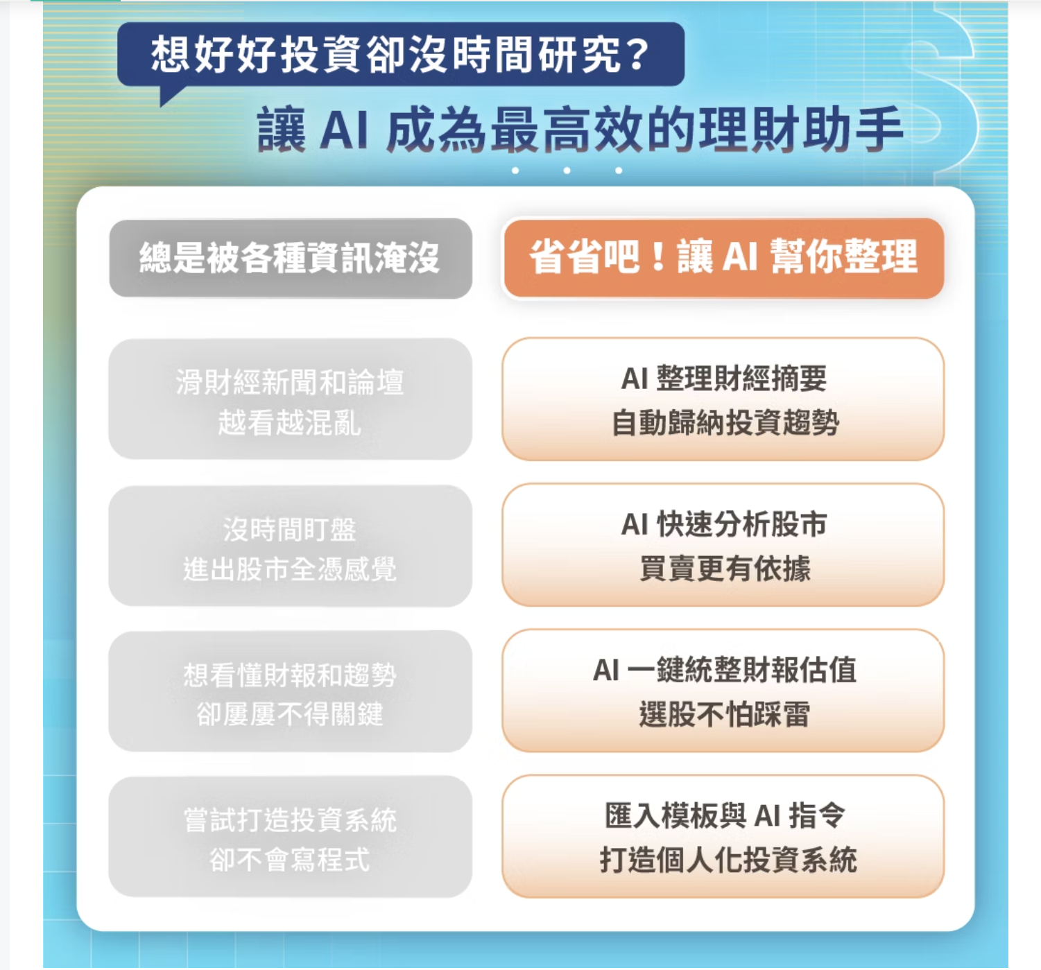 高校AI投資術 - 學什麼內容